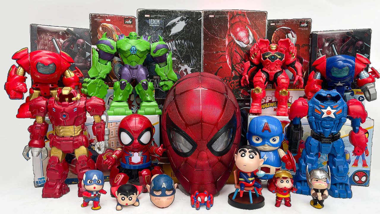 Cơn Sốt Đập Hộp Đồ Chơi Avengers Mech Strike & Superhero - Review Funny Moment & Rescue Marvel