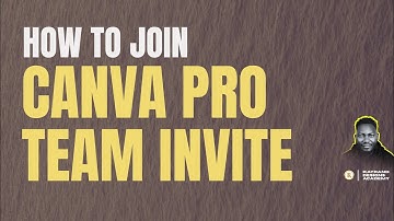 Hoe word ik lid van Canva Pro Team Uitnodiging die naar u is verzonden