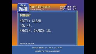 Details Colorado Springs, Colorado Weather Today — October 20 | Forecast & Radar Guide
