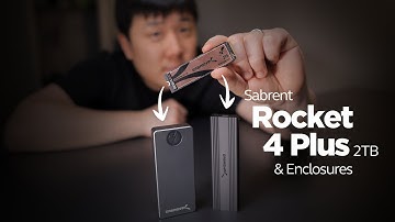 Sabrent 2TB SSD Rocket 4 Plus - Combined with Enclosures for High-Speed External Drive