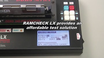 Ramcheck LX DDR3 LRDIMM memory tester