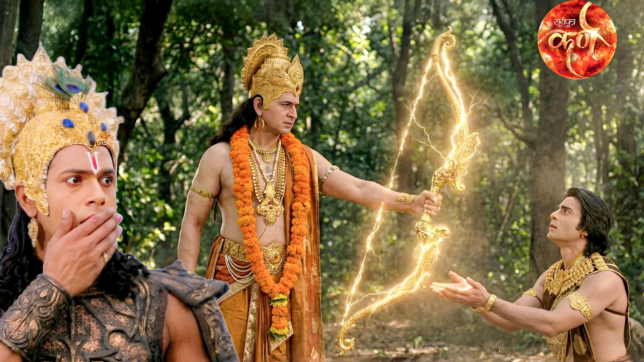 पांडवों का विनाश करने के लिए  सूर्यदेव ने कर्ण को सौंपा अपना दिव्य अस्त्र || Suryaputra karn