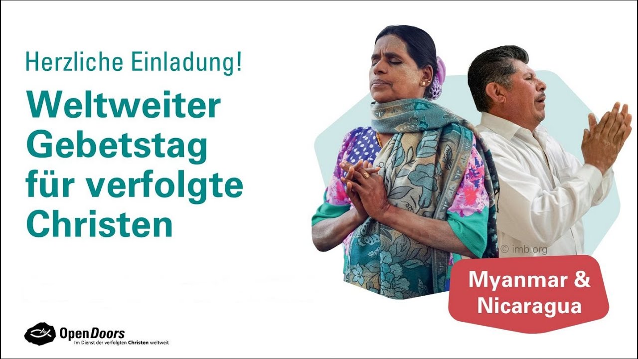 Weltweiter Gebetstag für verfolgte Christen 2025 (Open Doors)