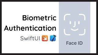 iOS Biometric Authentication & Face ID in SwiftUI Tutorial 2022 (Xcode) screenshot 1