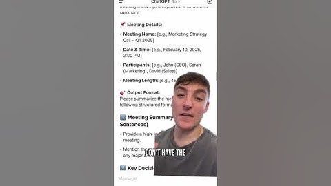 Use AI to Summarize Meetings for FREE.