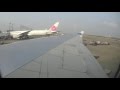 747-400 taxi and takeoff at Taipei airport