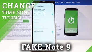 How To Change Date & Time In Clone Of Samsung Note 9 - Set Up Time Zone