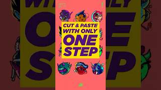 One step shortcut to cut & paste onto new layers