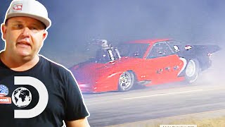 Racing Car Breaks Down At The Start Line Street Outlaws Mega Cash Days