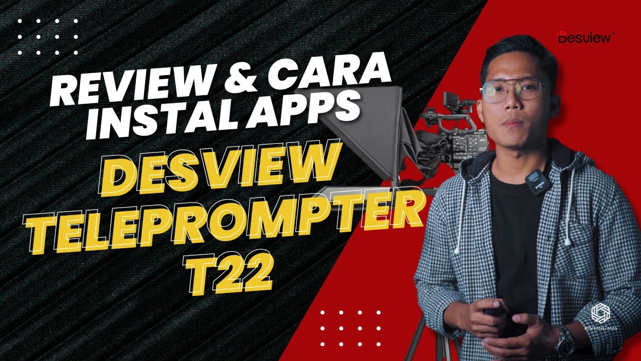 Desview T22 Teleprompter Review dan Cara Pemakaian YouTube