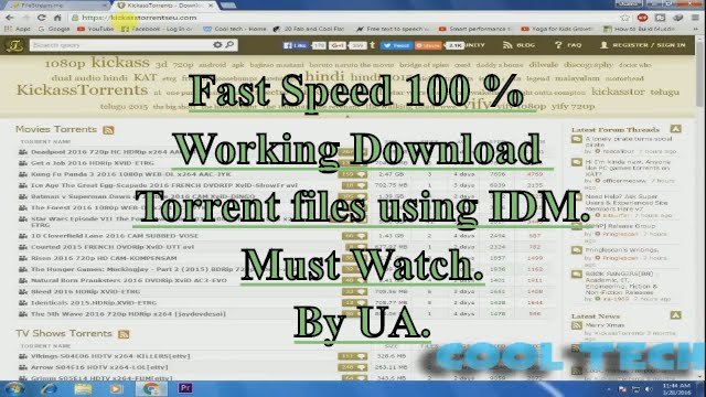 HOW TO DOWNLOAD TORRENT FILES USING IDM| MUST WATCH| 100 WORKING.