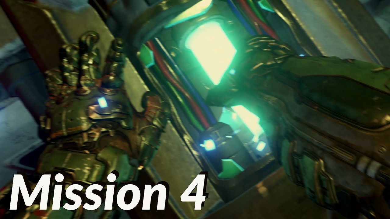 Doom 4 (2016) Mission 4 Argent Facility. Walkthrough [PS4 Pro] YouTube