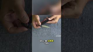 Pocket Clip Mod: Easy Knife Tip-Up Carry #shorts