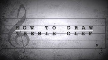 How to Draw Treble Clef | Beginner Music Notation