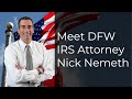 Nick Nemeth has been an attorney for more than 16 years. He has in depth experience in helping individuals and businesses with diverse IRS tax issues. http://bit.ly/2k2cx78