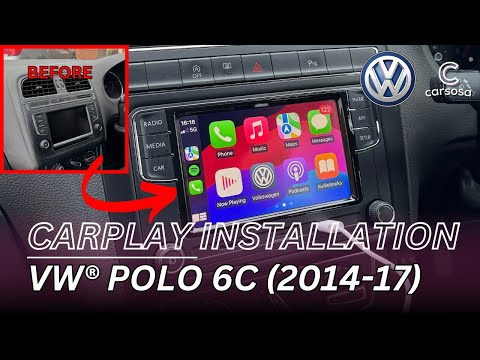 VW Polo 6C - APPLE CARPLAY Radio Screen Installation for VW Polo 6C (2014 - 2017)