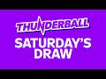 The National Lottery Thunderball Draw Results From Saturday 30 May 2026 