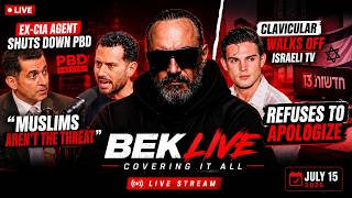 Bek Lover Live Ex-Cia Agents Shuts Down Pdb Clav Walks Out On Isreali Tv Interview