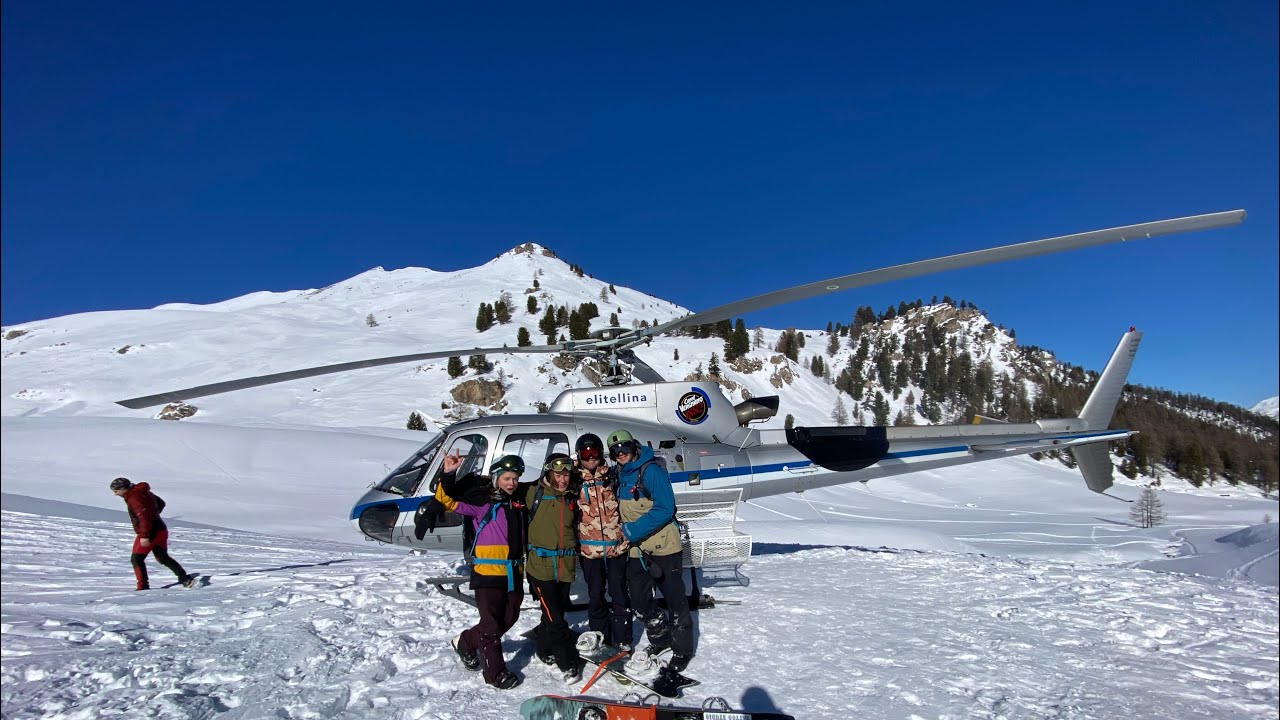 Heli boarding in Sauze d’Oulx YouTube