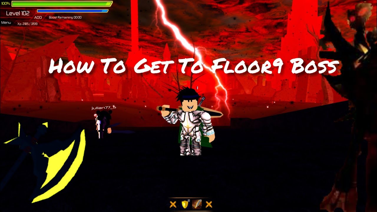How To Get To Va Rok Floor9 Boss Swordburst 2 Youtube - roblox swordburst 2 floor 4 how to get frenzy emerald