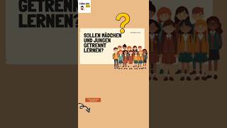 Getrennte Schule? #tiengduconline #deutschkurs #b2 #telcb2 #deutsch