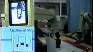 Active Robotic Observation of a Manipulation Agent circa 1991 - Tarek Sobh - Penn GRASP Lab.