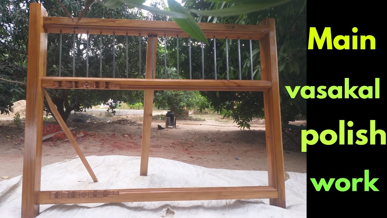 Main vasakal polish work designs work || வாசக்கால்