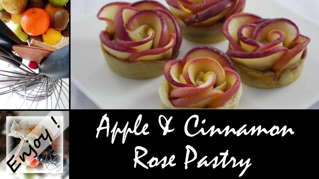 Apple & Cinnamon Rose Pastry, the easy recipe YouTube