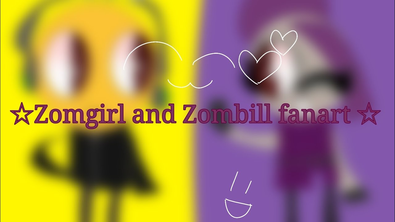 ☆ Zombill and Zomgirl fanart ☆