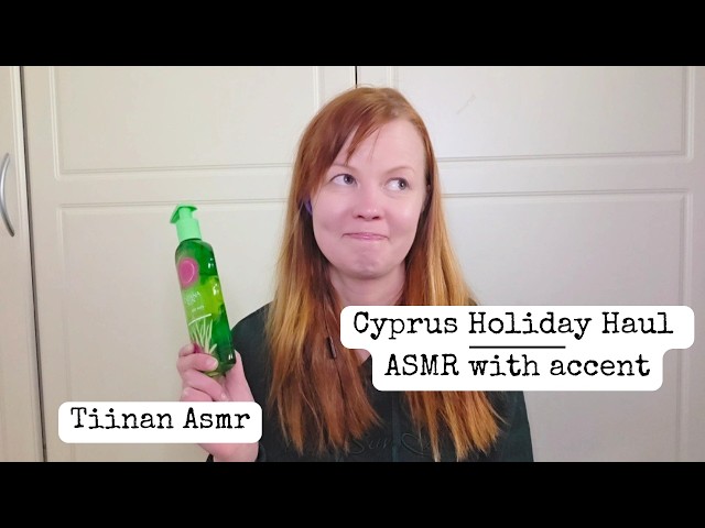 What I Bought in Cyprus 🌿 Holiday Haul | Soft Spoken ASMR with accent
