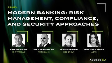 ACCESS EU 2024 | Session 9: Modern Banking: Risk Management, Compliance, and Security Approaches