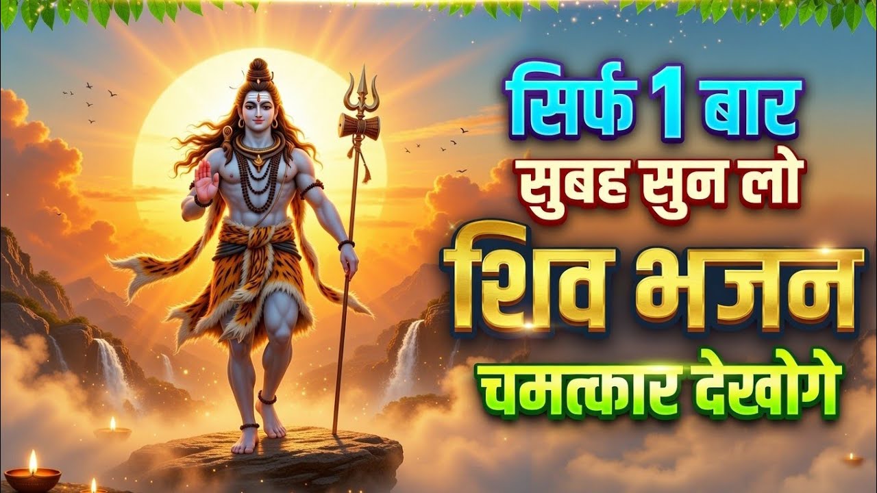🕉️ Morning Shiva Bhajan| Somwar Special | New Bhakti Song 2026 | Shivratri Vivah Geet |