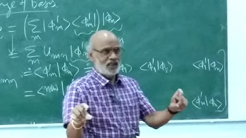 Quantum Mechanics Lecture - 9 Part - 1/2 at DU by Daya Shankar Kulshreshtha