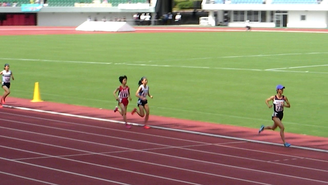 陸上 長崎県高校総体２０１７ 女子１５００ｍ 廣中璃梨佳選手 Youtube