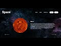 A complete space website has done using #html #css #javascript how it guys?