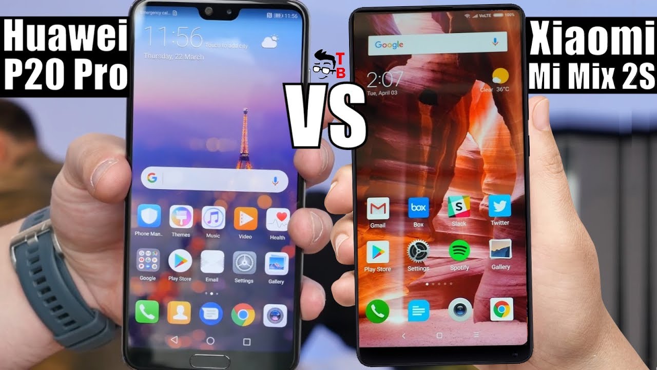 Xiaomi Mi MIX 2S and Huawei P20 Pro - Comparison