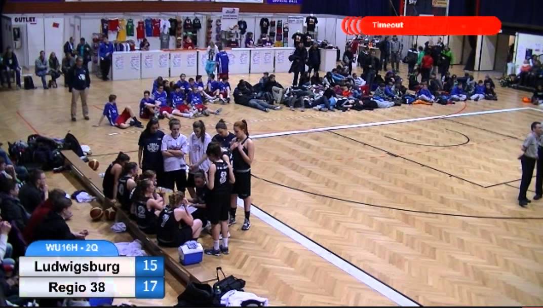 Basketball Wien 2013 Endspiel wU16H Ludwigsburg - Regio 38