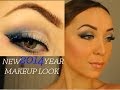 NEW YEAR 2014  BLUE MAKEUP LOOK / НОВОГОДНИЙ МАКИЯЖ 2014