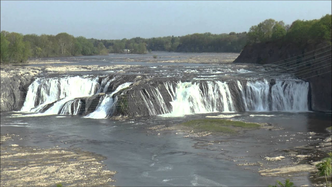 Cohoes Falls, Mohawk River, Cohoes, Albany County, NY YouTube