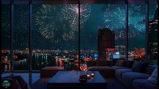 City Firework Background | Fireworks Paired w/ Jazz Music | Perfect Background! screenshot 3