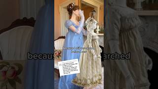 Regency Silhouette: love it or leave it?? Be honest 😭😅😅 #regencyfashion #regencystyle #shorts