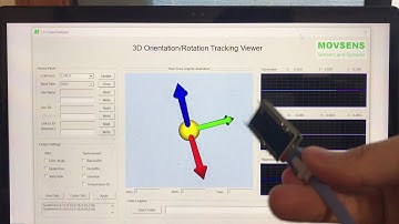 Orientation Tracking using MovSens BNO080 Breakout
