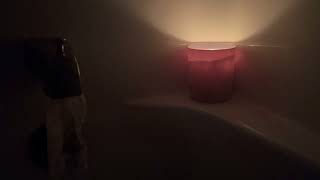 Candle Lit Bathtub Filling Sound - 3 Hours White Noise - Sleep ASMR