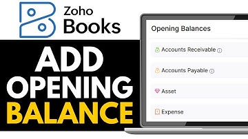 How to Add Opening Balance in Zoho Books 2025 (RIGHT WAY)