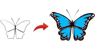 How to draw butterfly easy || Cool things to draw easy for beginners || Sketch drawing for beginners