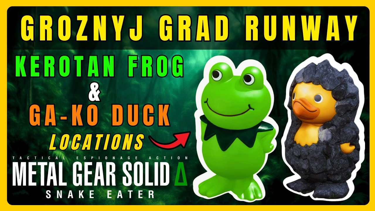 Groznyj Grad Runway - Kerotan Frog & Ga-Ko Duck Location - Metal Gear Solid Delta