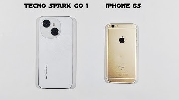 Tecno Spark Go 1 Vs Iphone 6S | Speed Test & Comparison