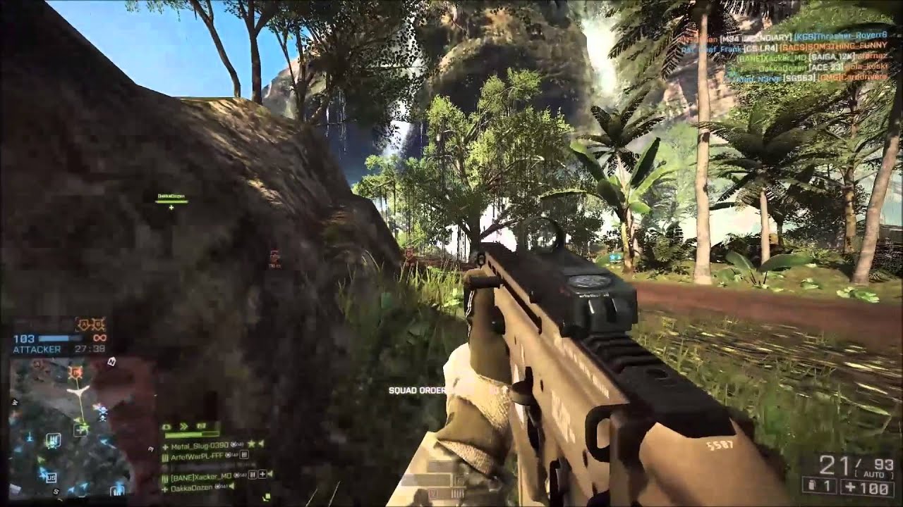 SCAR-H (68-19) Operation Outbreak Rush Highlights | Battlefield 4