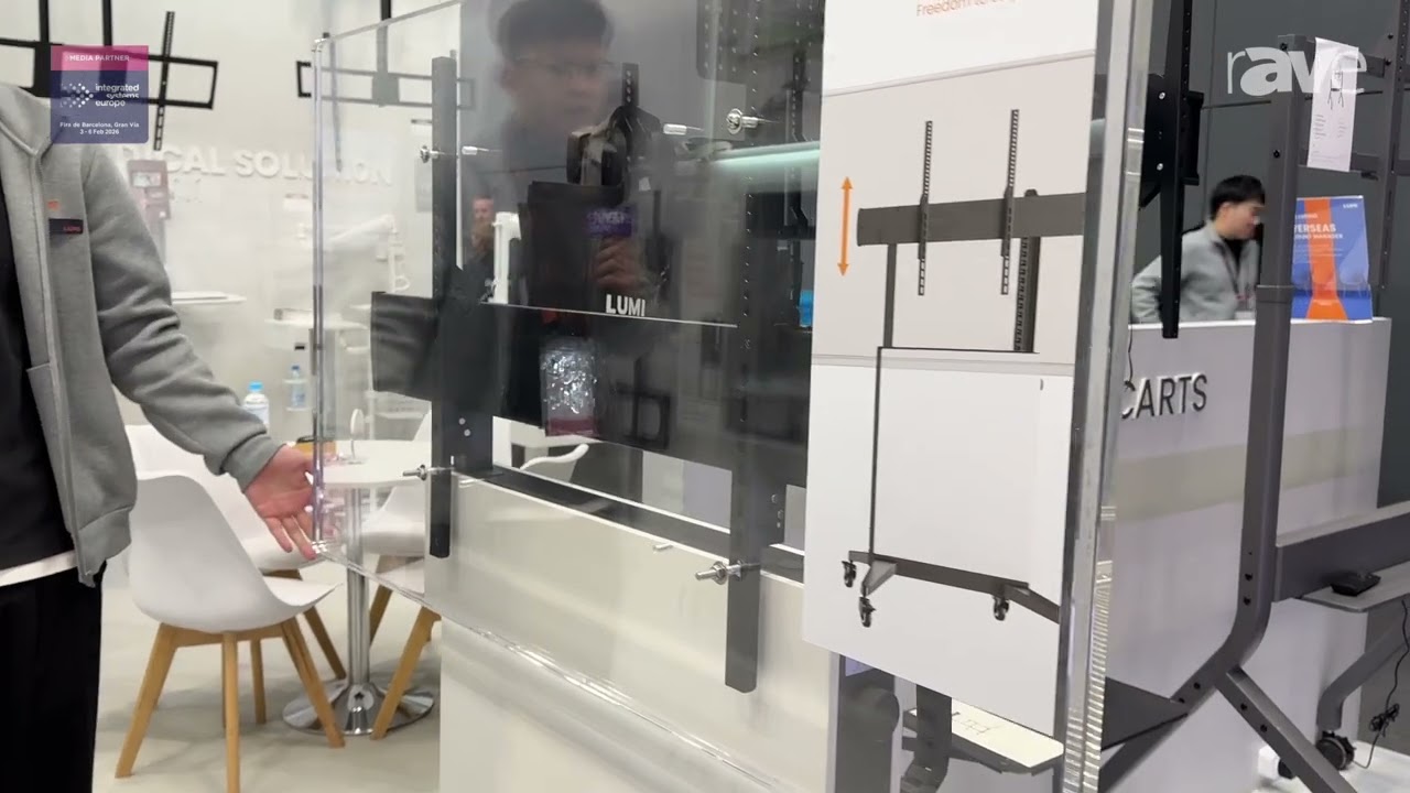 ISE 2026: Lumi Legend Features TTL22H-610FW Freelift TV Cart