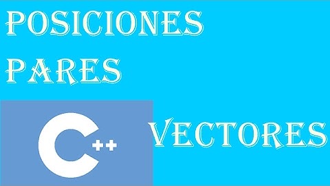 Mostrar posiciones Pares/ vector